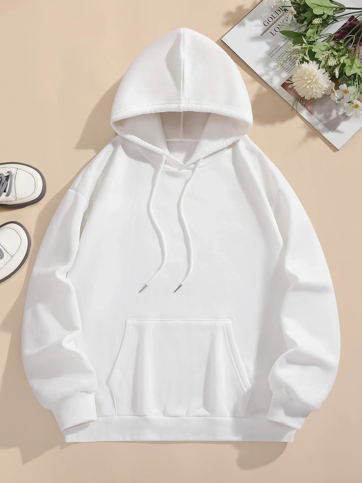 Oversized Hoodie “Praise the Sun” – Unisex Sweater with Colorful Backprint
